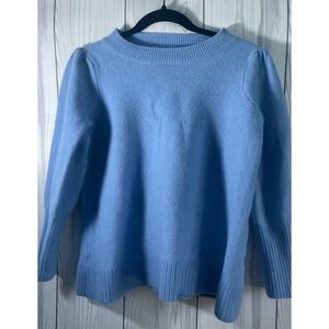 HILL HOUSE Merino Wool blue sweater - Size XL